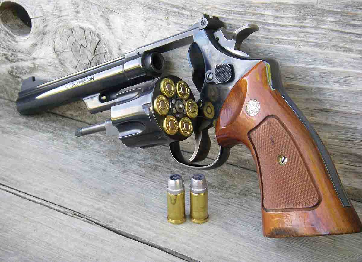 The .45 Auto Rim cartridge adds versatility when used in revolvers chambered in .45 ACP.